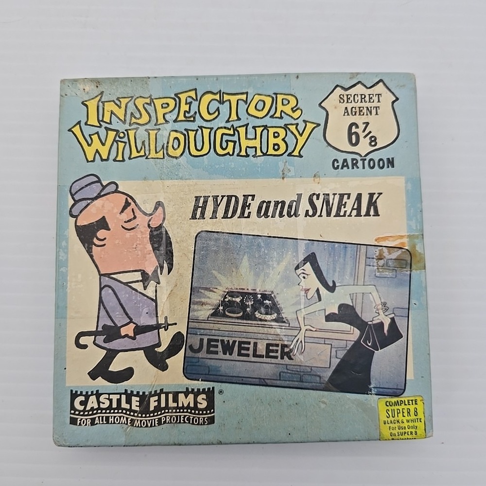 Vintage Castle Films Inspector Willoughby 8mm Film